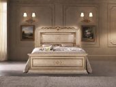 Bedroom Furniture Classic Bedrooms QS and KS Leonardo KS Bed w/Top Crown