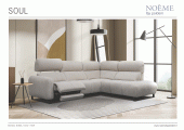 Living Room Furniture Sectionals Soul Sectional w/Recliner
