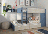 Bedroom Furniture Full Size Kids Bedrooms 4.0 Reversible Bunk bed 200cm