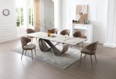 Dining Room Furniture Kitchen Tables and Chairs Sets 9305 Table with 1442 chairs