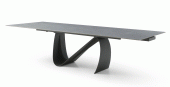 Dining Room Furniture Marble-Look Tables 9087 Table Dark grey