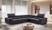 Living Room Furniture Sectionals 2119 Sectional Black