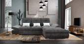 Living Room Furniture Sectionals Estero Sectional Right with Bed and storage